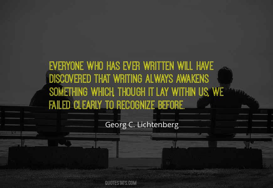 Georg C. Lichtenberg Quotes #762107