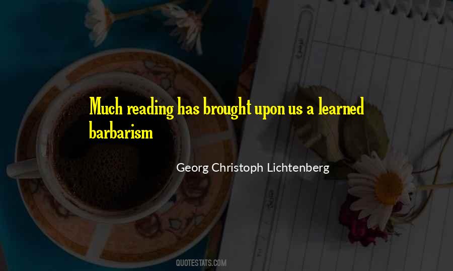 Georg Christoph Lichtenberg Quotes #1435949