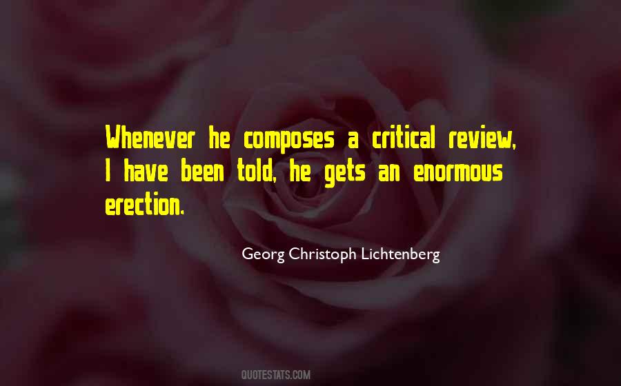 Georg Christoph Lichtenberg Quotes #1736029