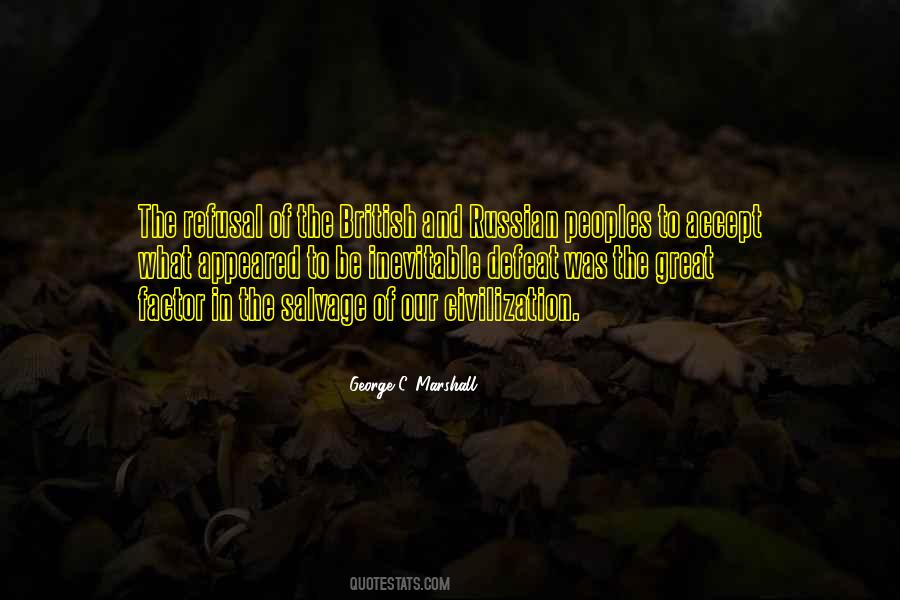 George C. Marshall Quotes #375683