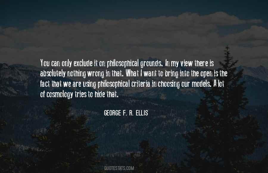 George F. R. Ellis Quotes #1635684