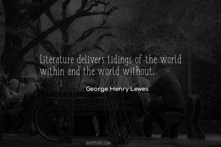 George Henry Lewes Quotes #1134478
