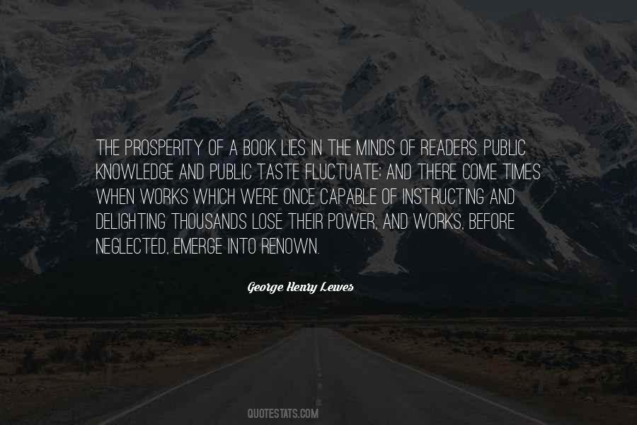 George Henry Lewes Quotes #733966