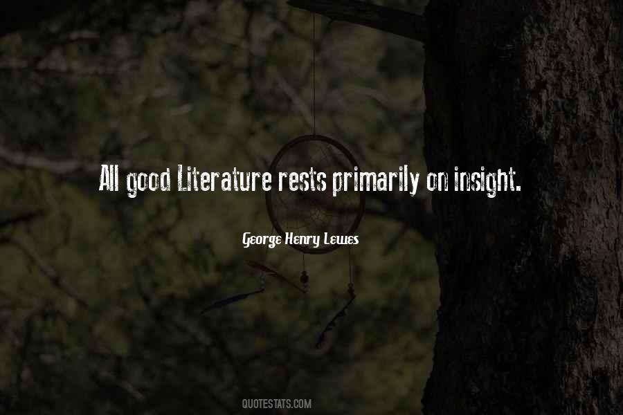 George Henry Lewes Quotes #80234