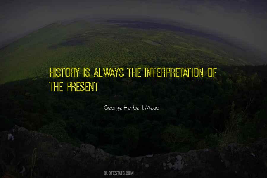 George Herbert Mead Quotes #33603