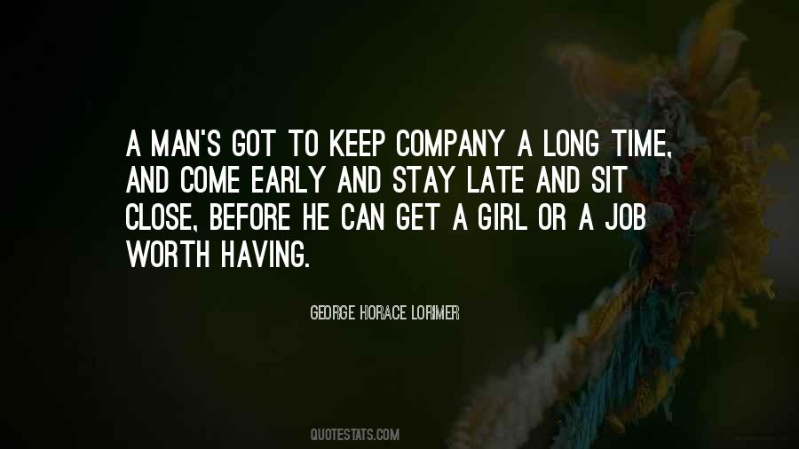George Horace Lorimer Quotes #136111
