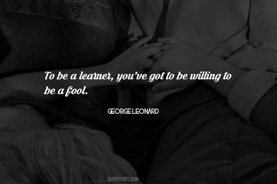 George Leonard Quotes #340563