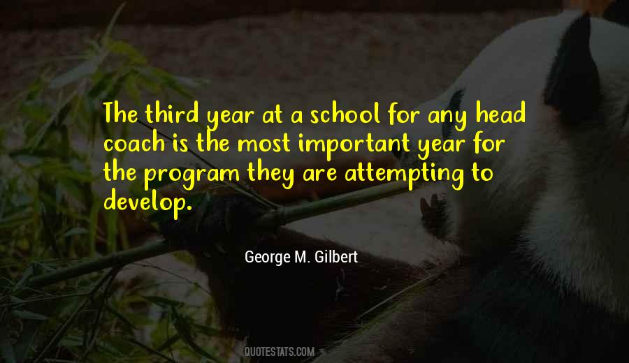 George M. Gilbert Quotes #403825