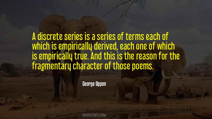 George Oppen Quotes #1368440