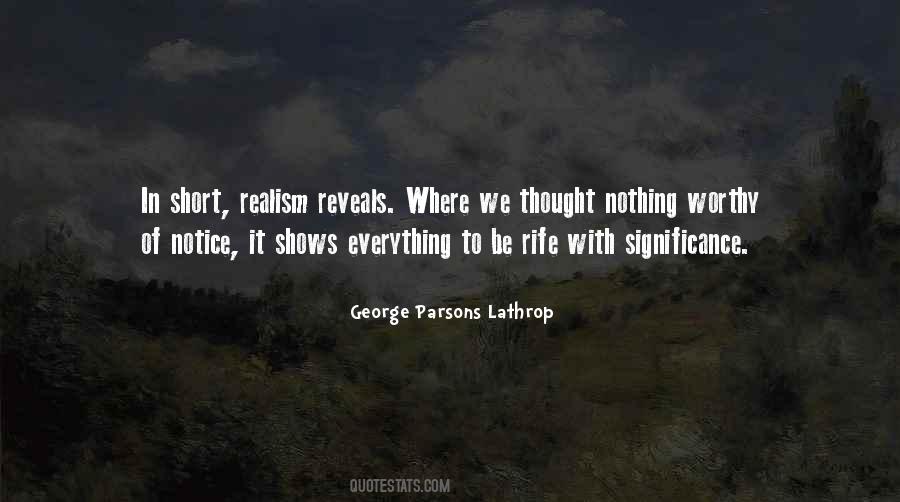 George Parsons Lathrop Quotes #736645