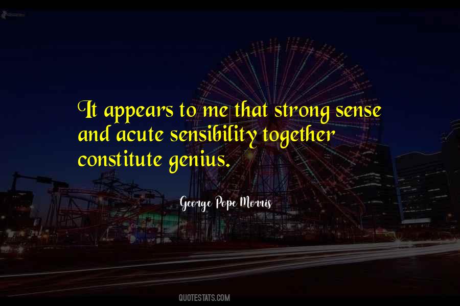 George Pope Morris Quotes #1503294