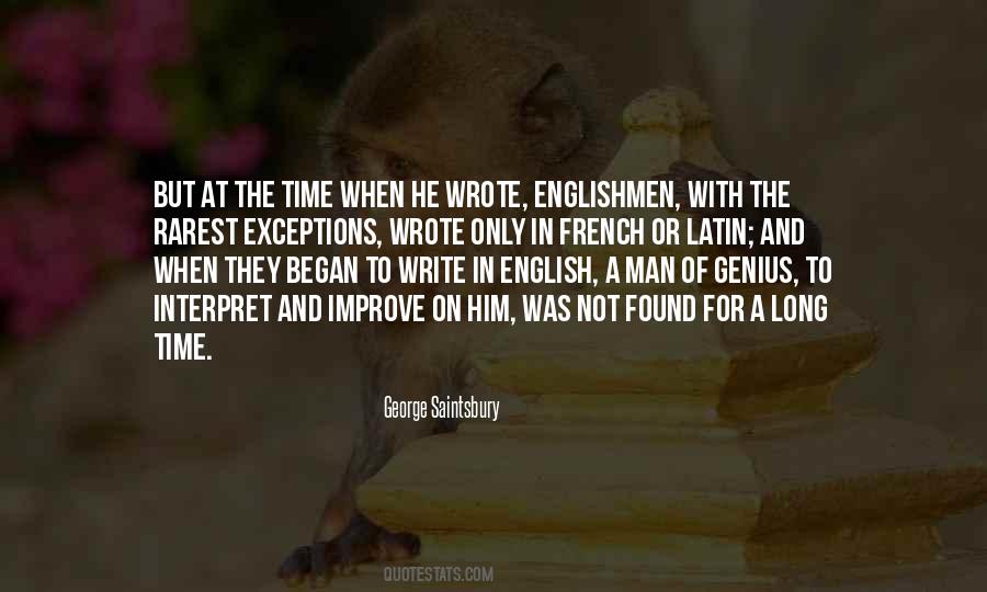 George Saintsbury Quotes #1587332