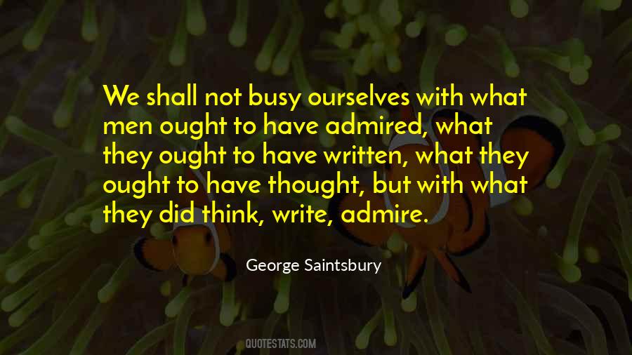 George Saintsbury Quotes #68701