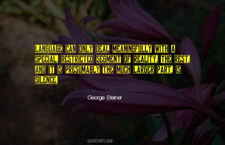 George Steiner Quotes #848612