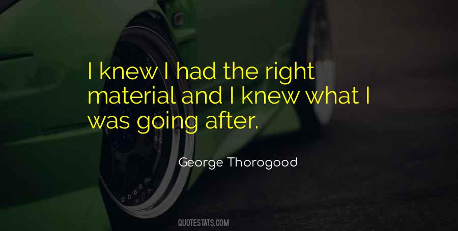 George Thorogood Quotes #1040245