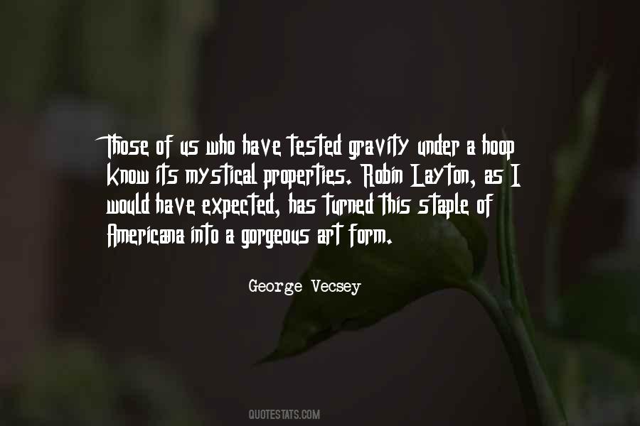 George Vecsey Quotes #298670