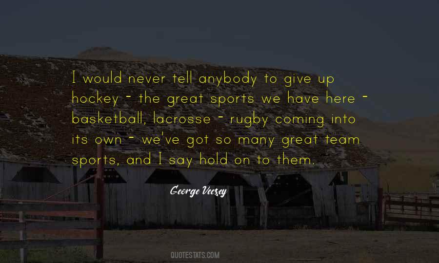 George Vecsey Quotes #535619