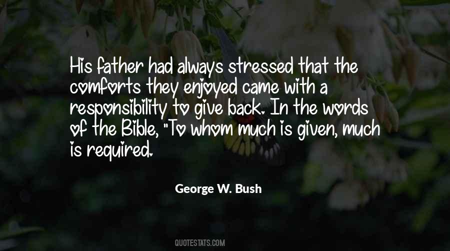 George W. Bush Quotes #493194