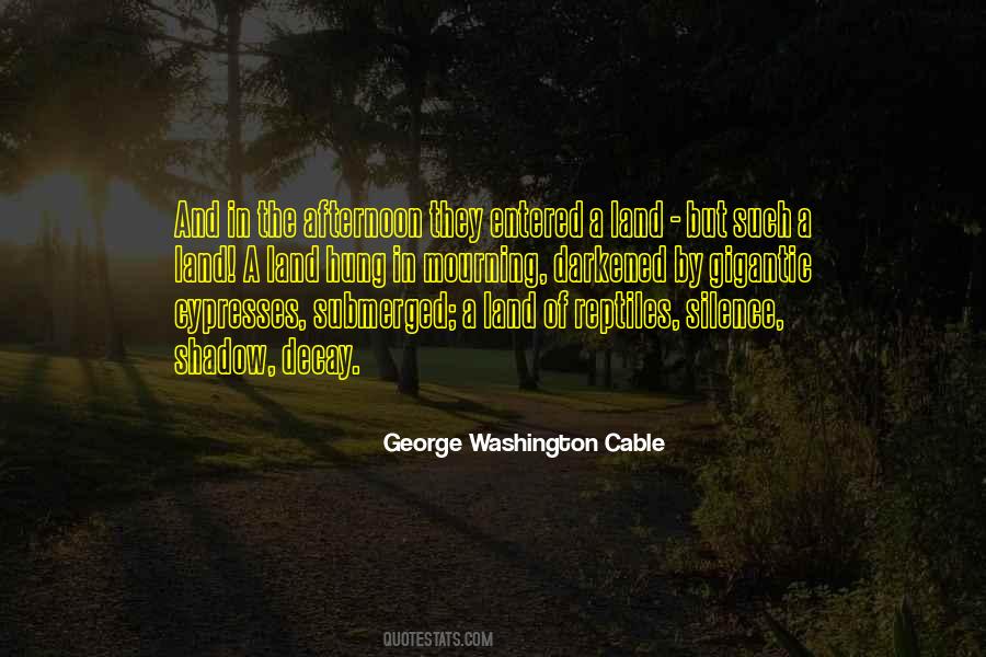 George Washington Cable Quotes #1280059