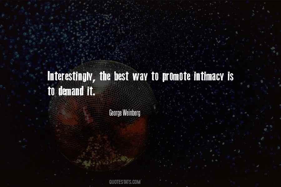 George Weinberg Quotes #1145331