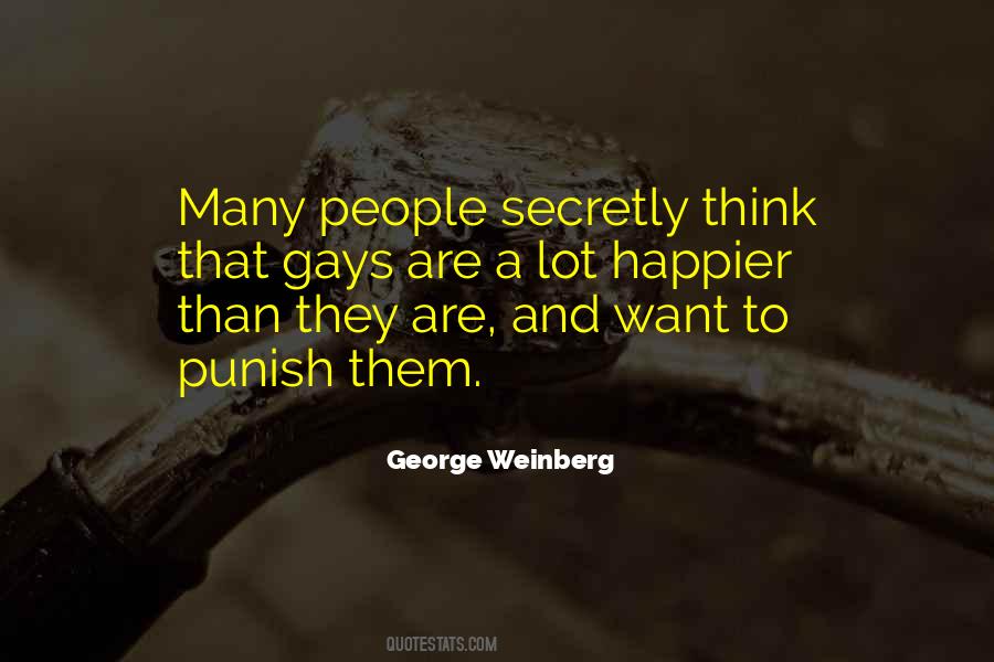 George Weinberg Quotes #1614240