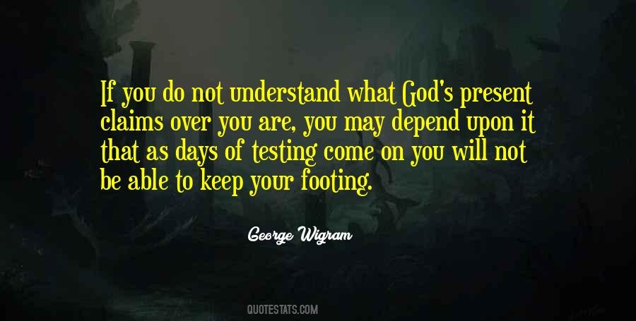 George Wigram Quotes #1069136