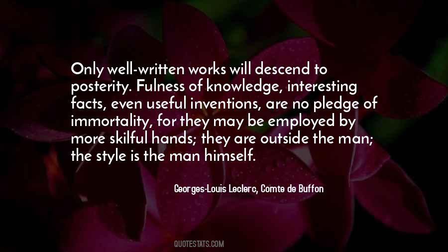 Georges-Louis Leclerc, Comte De Buffon Quotes #192532