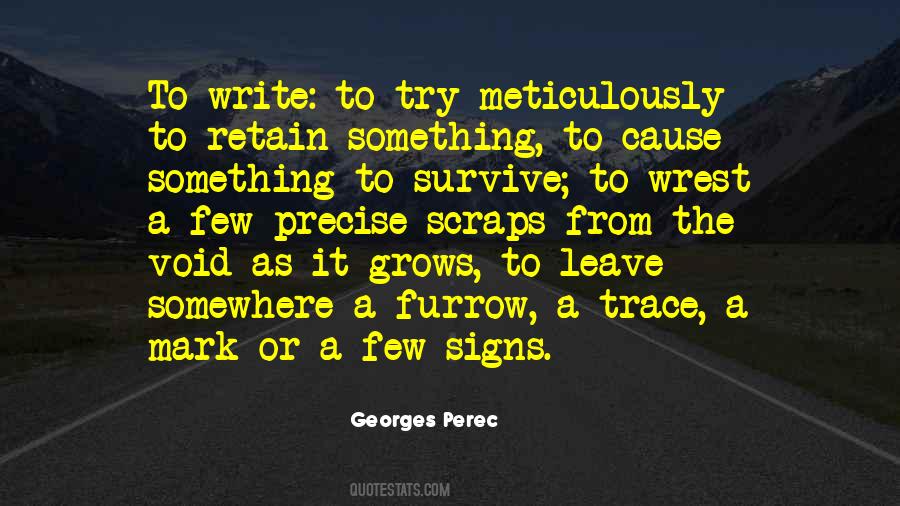 Georges Perec Quotes #950500