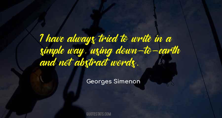 Georges Simenon Quotes #693028