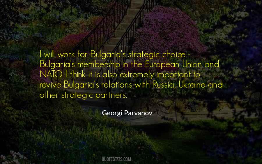 Georgi Parvanov Quotes #1392769