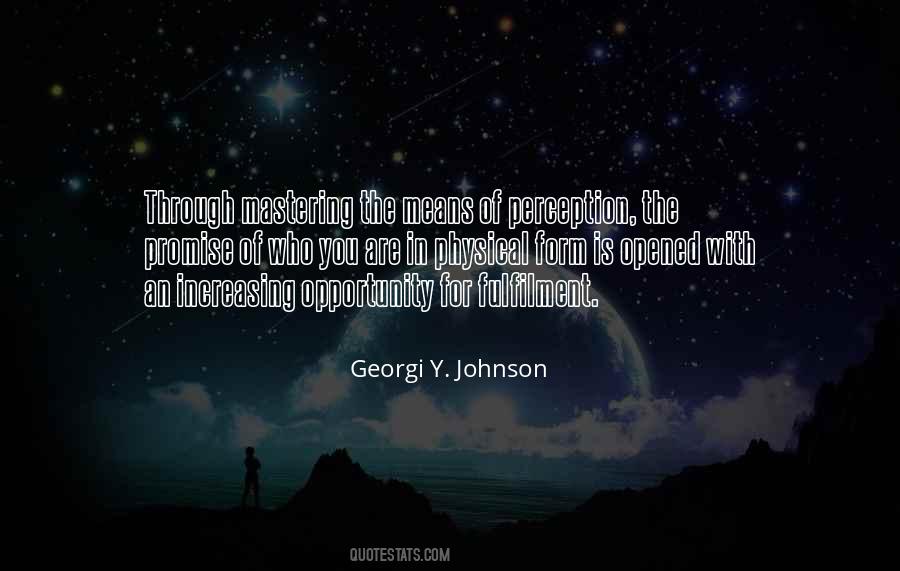 Georgi Y. Johnson Quotes #355536