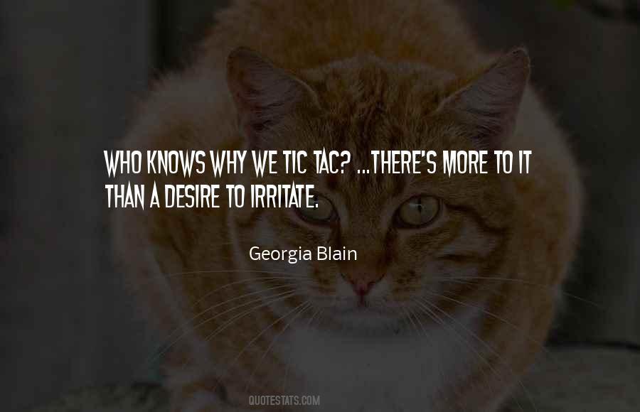 Georgia Blain Quotes #1542260