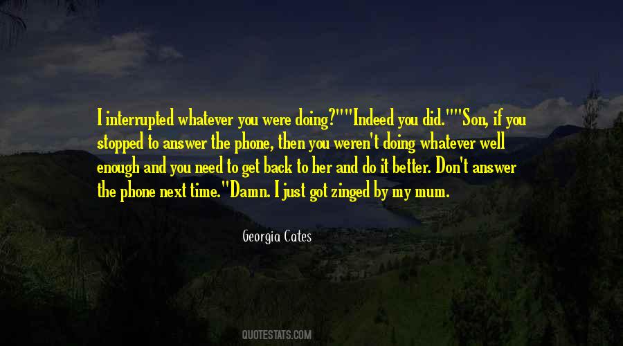 Georgia Cates Quotes #1653204