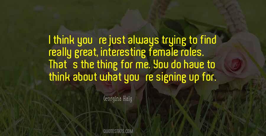 Georgina Haig Quotes #1596295