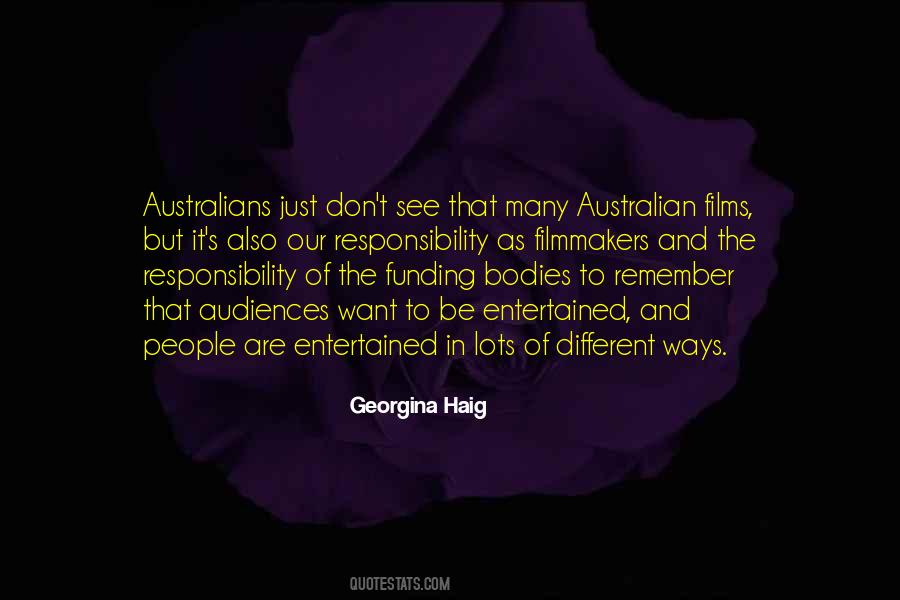 Georgina Haig Quotes #326453