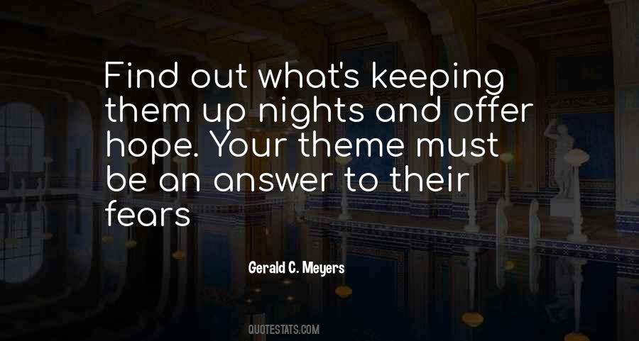 Gerald C. Meyers Quotes #1316979