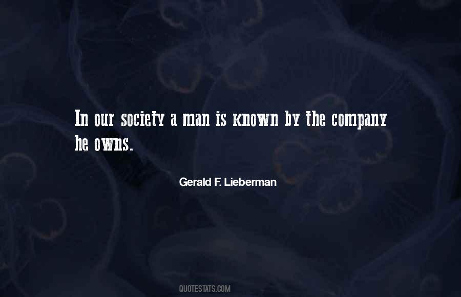 Gerald F. Lieberman Quotes #1076112