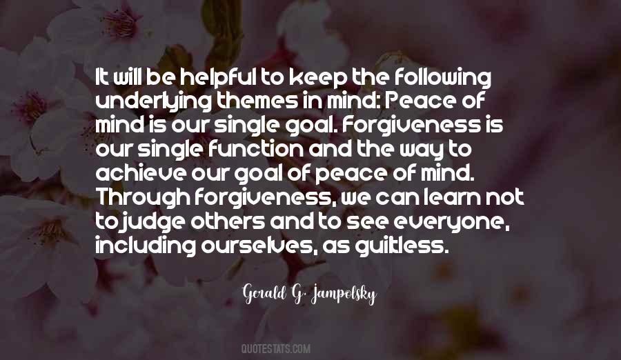 Gerald G. Jampolsky Quotes #377953