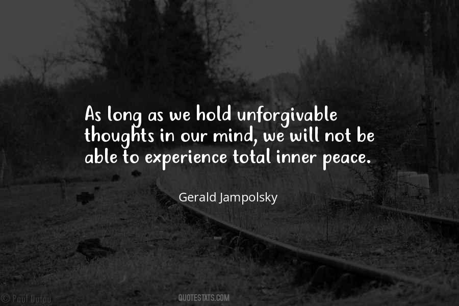 Gerald Jampolsky Quotes #684084