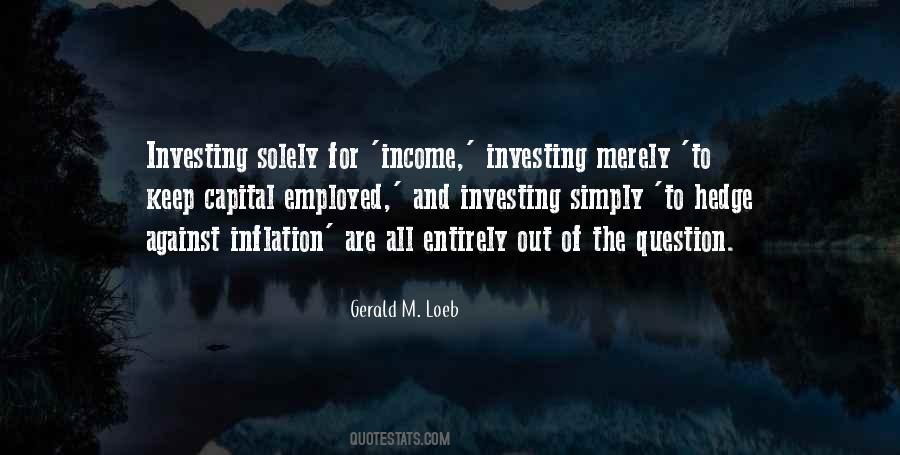 Gerald M. Loeb Quotes #140118