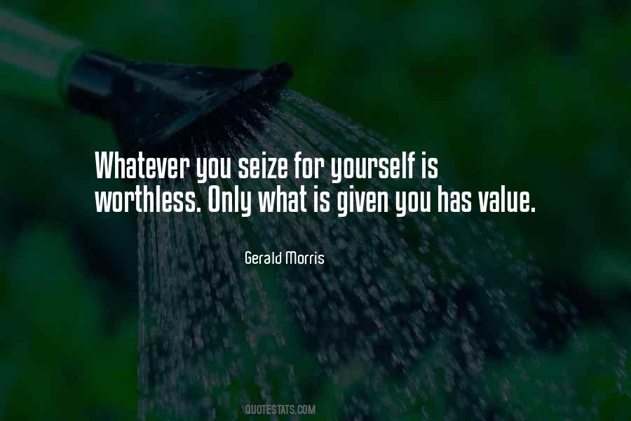 Gerald Morris Quotes #1268939