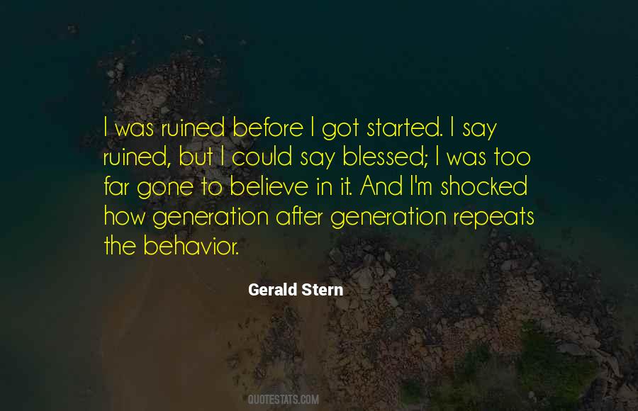 Gerald Stern Quotes #638404