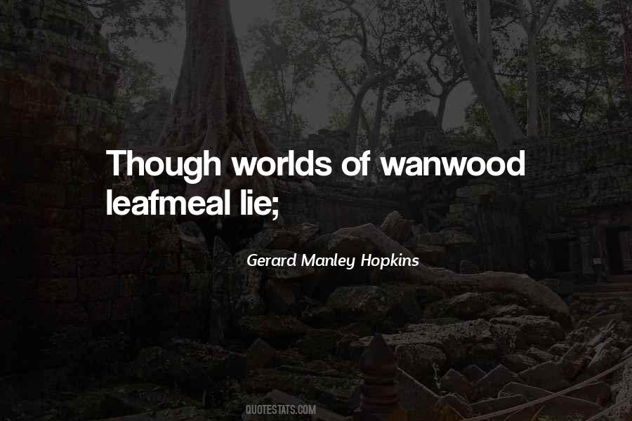 Gerard Manley Hopkins Quotes #1658796