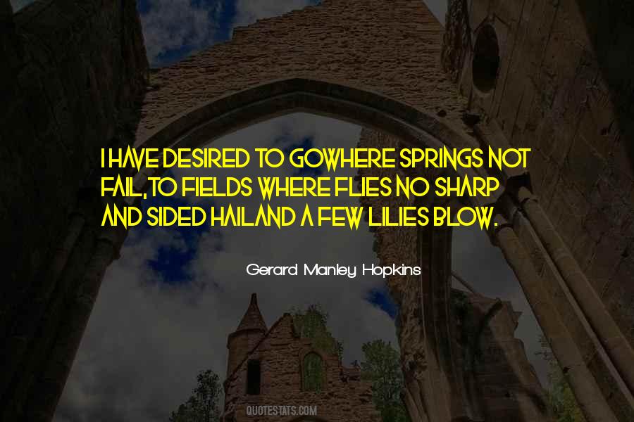 Gerard Manley Hopkins Quotes #464755