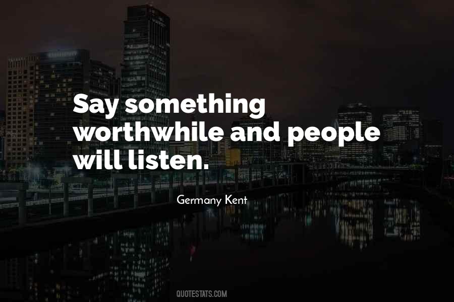 Germany Kent Quotes #1577687