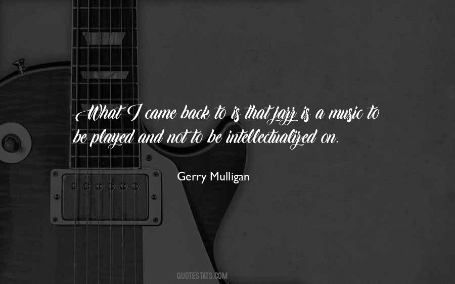 Gerry Mulligan Quotes #555610
