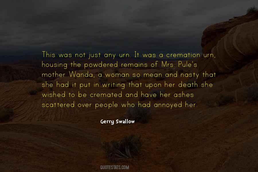 Gerry Swallow Quotes #305906 Gerry Swallow Quotes #305906