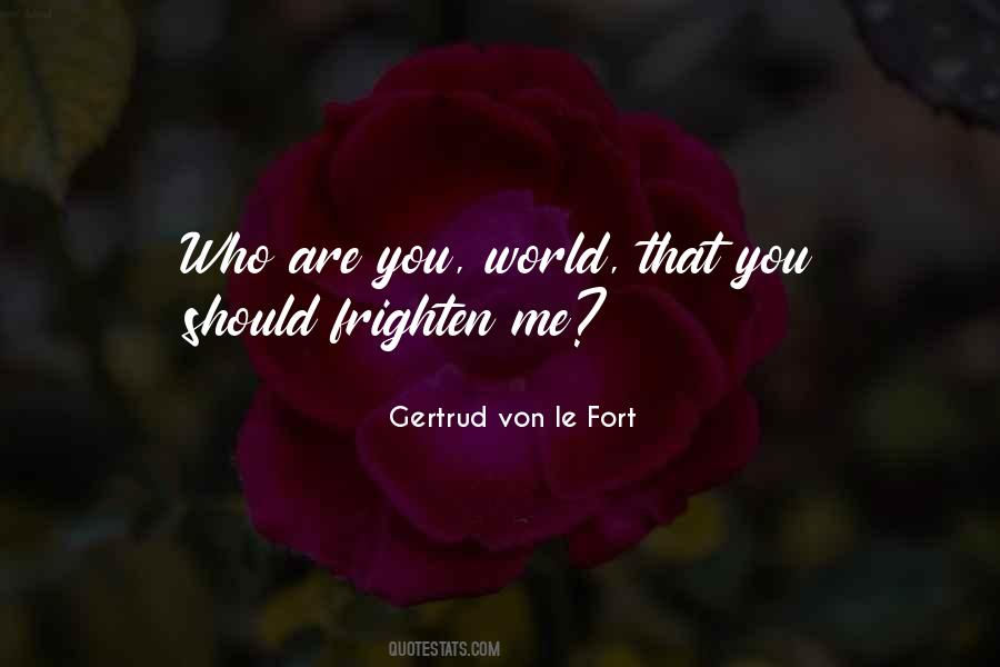 Gertrud Von Le Fort Quotes #893429