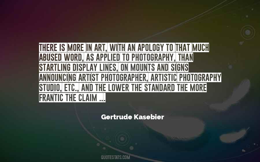Gertrude Kasebier Quotes #1371649