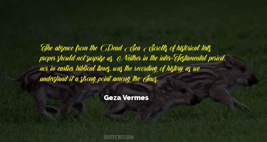 Geza Vermes Quotes #72264
